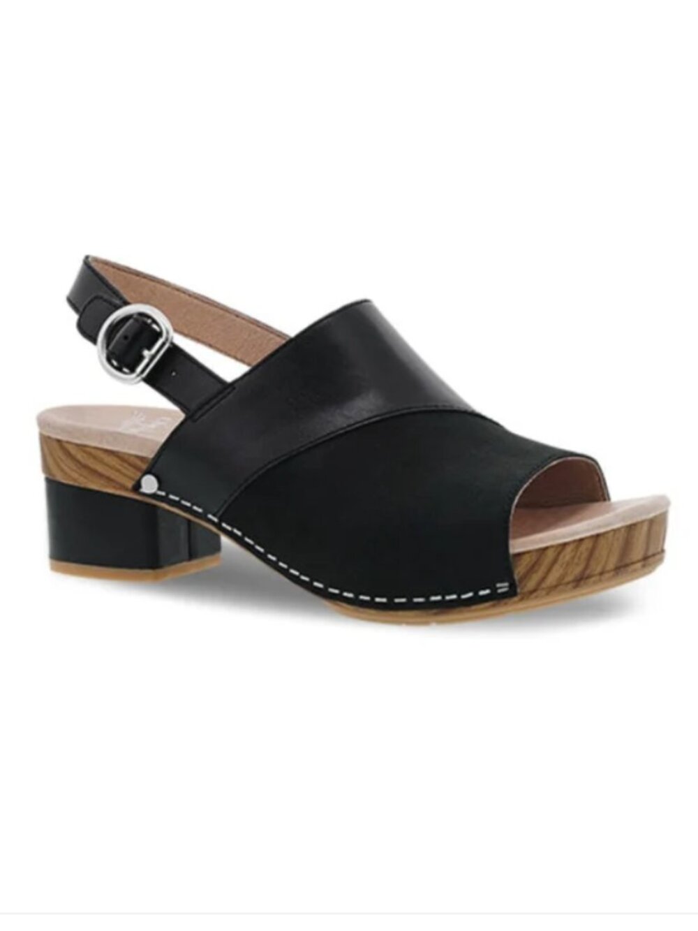 Dansko Madalyn Slingback Heel Sandal Black Women's 36 = US 5.5-6